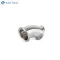 3A,DIN,SMS Sanitary Food Grade Stainless Steel Forged 45 90 Degree Clamp  welded Elbow